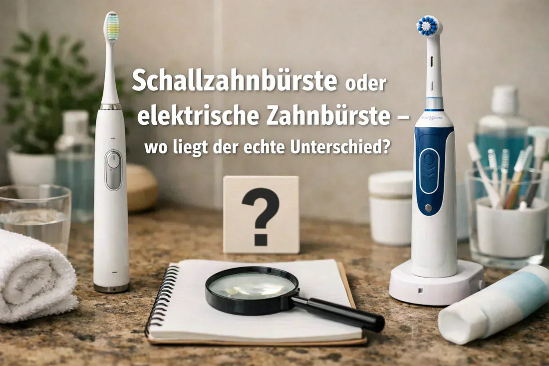 Schallzahnbürste oder elektrische Zahnbürste – wo liegt der echte Unterschied?