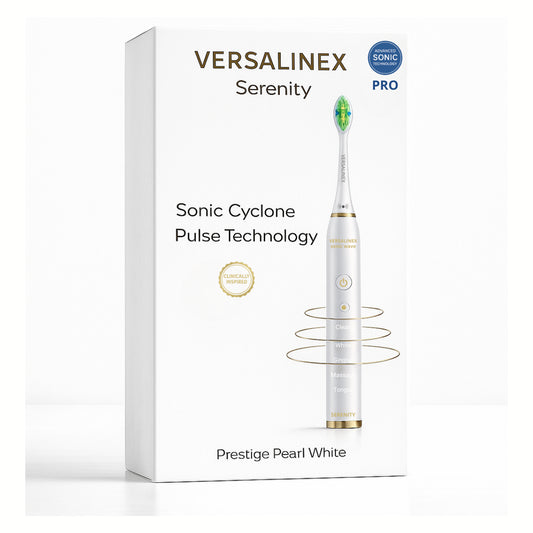 Verpackung der Versalinex Sonic Zahnbürste